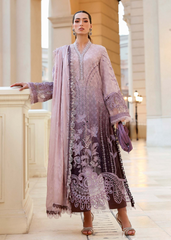 Maria B Luxury Lawn Design 1B | Premium Tailor Stitched 3 Piece Suit