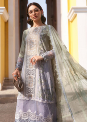 Maria B Luxury Lawn Design 6B | Premium Tailor Stitched 3 Piece Suit
