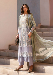 Maria B Luxury Lawn Design 6B | Premium Tailor Stitched 3 Piece Suit