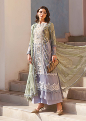 Maria B Luxury Lawn Design 6B | Premium Tailor Stitched 3 Piece Suit
