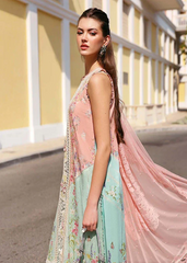 Maria B Luxury Lawn Design 6A | Premium Tailor Stitched 3 Piece Suit