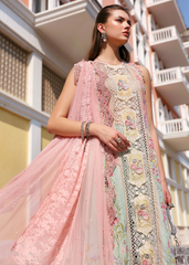 Maria B Luxury Lawn Design 6A | Premium Tailor Stitched 3 Piece Suit
