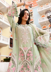 Maria B Luxury Lawn Design 11A | Premium Tailor Stitched 3 Piece Suit