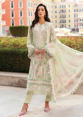 Maria B Luxury Lawn Design 11A | Premium Tailor Stitched 3 Piece Suit