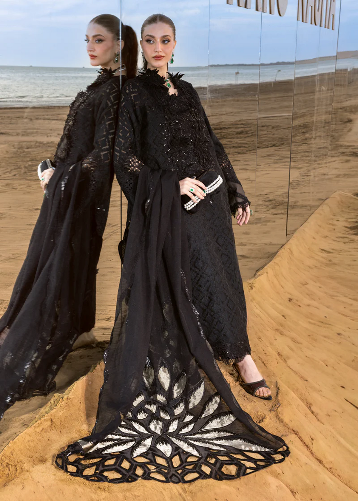 Rang Rasiya Alaya Premium Tailor Stitched 3 Piece Suit