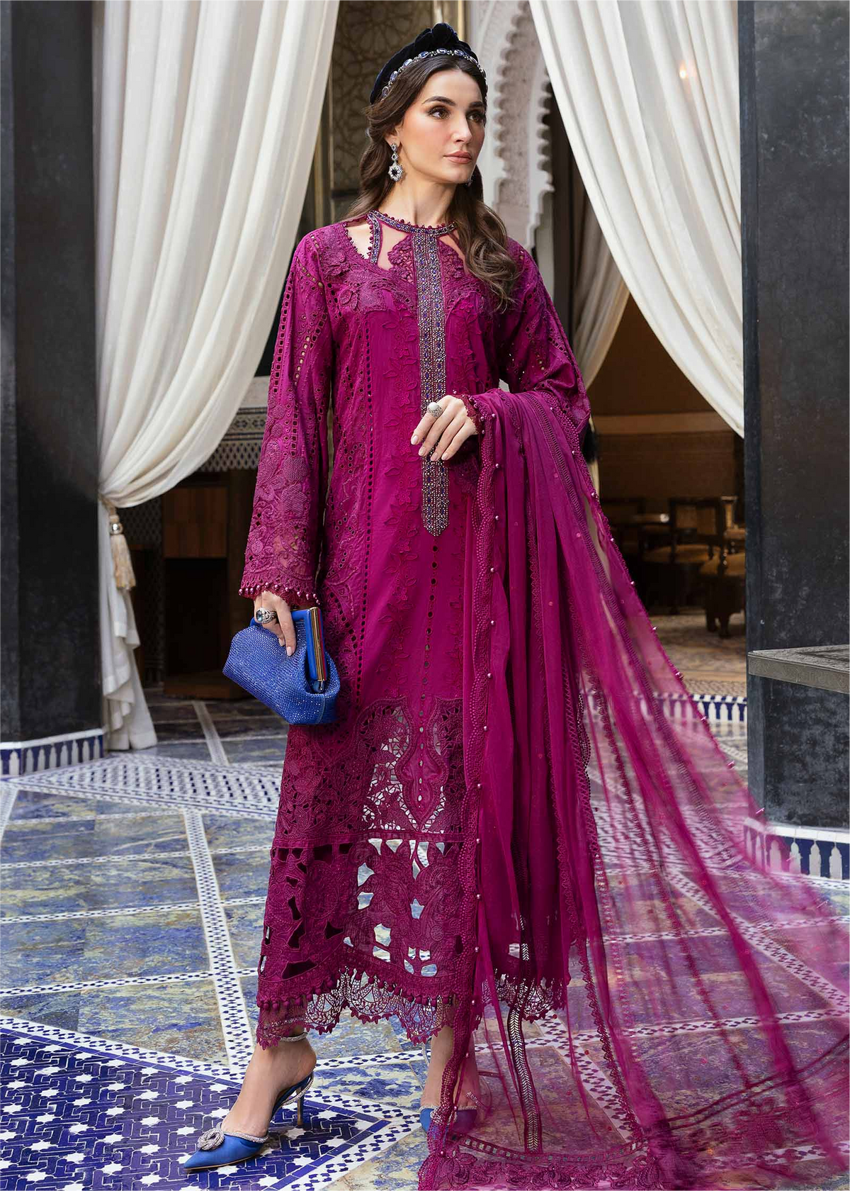 Maria.B | Luxe | Unstitched | D-2B