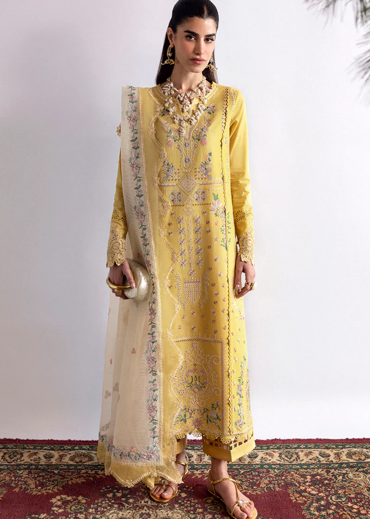 Qalamkar | Unstitched | DC-09 Enya