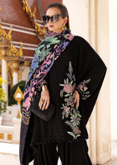 3 Piece Unstitched Embroidered Twill Linen Suit | MPT-2802-B