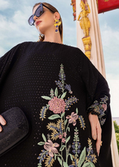 3 Piece Unstitched Embroidered Twill Linen Suit | MPT-2802-B