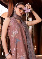 3 Piece Unstitched Embroidered Twill Linen Suit | MPT-2801-A