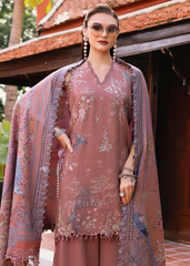 3 Piece Unstitched Embroidered Twill Linen Suit | MPT-2801-A