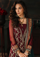 Charizma Aura Embroidered Luxury Chiffon Stitched Outfit - CA26-05