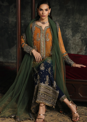 Charizma Aura Embroidered Luxury Chiffon Stitched Outfit - CA26-02