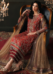 Charizma Aura Embroidered Luxury Chiffon Stitched Outfit - CA26-03
