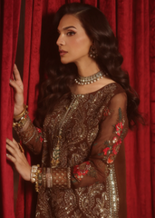 Charizma Aura Embroidered Luxury Chiffon Stitched Outfit - CA26-07