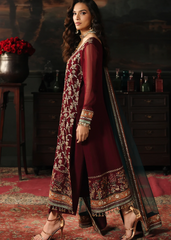 Charizma Aura Embroidered Luxury Chiffon Stitched Outfit - CA26-05