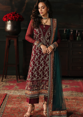 Charizma Aura Embroidered Luxury Chiffon Stitched Outfit - CA26-05