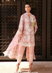 Maria B Luxury Lawn Design 3A | Premium Tailor Stitched 3 Piece Suit