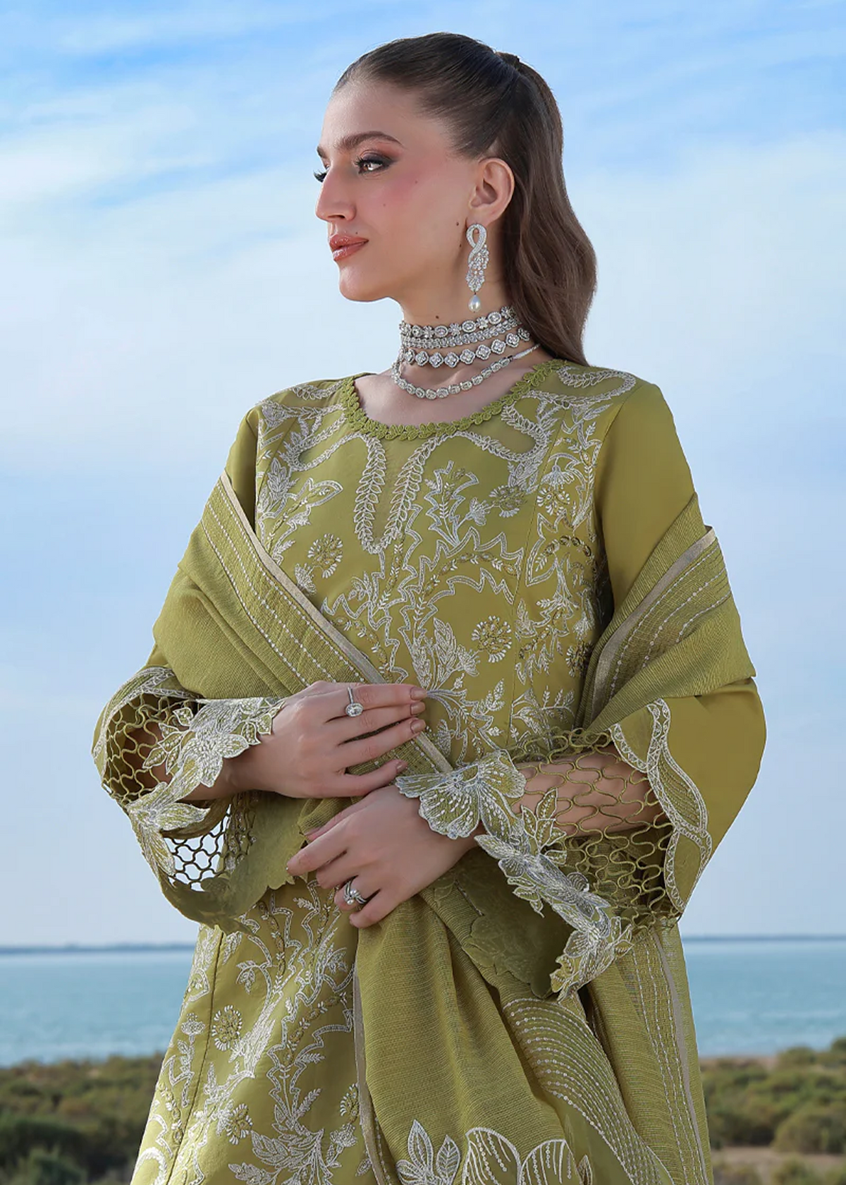 Rang Rasiya Zariah Premium Tailor Stitched 3 Piece Suit