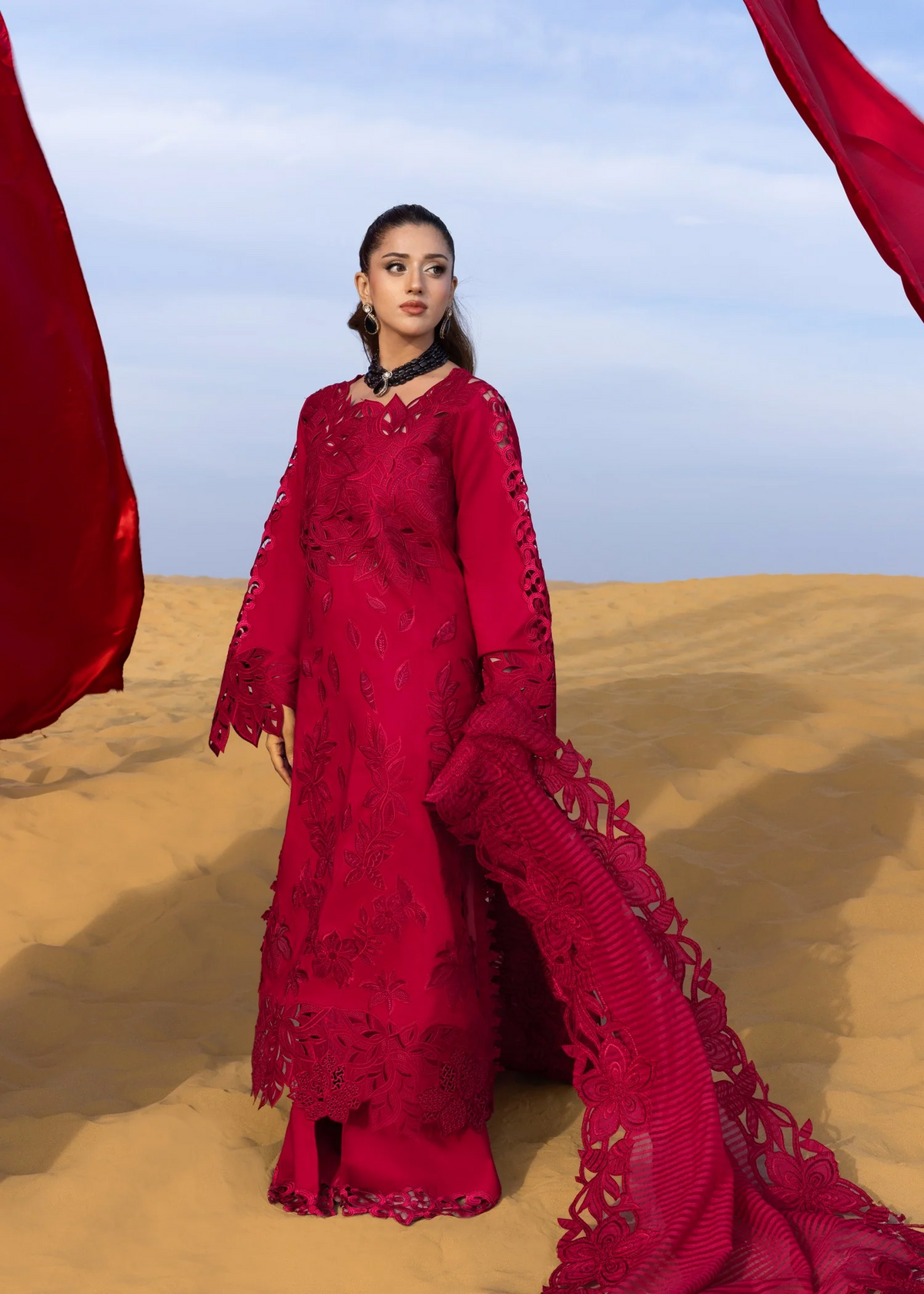 Rang Rasiya Rameen Premium Tailor Stitched 3 Piece Suit