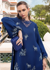 3 Piece Unstitched Embroidered Twill Linen Suit | MPT-2808-B