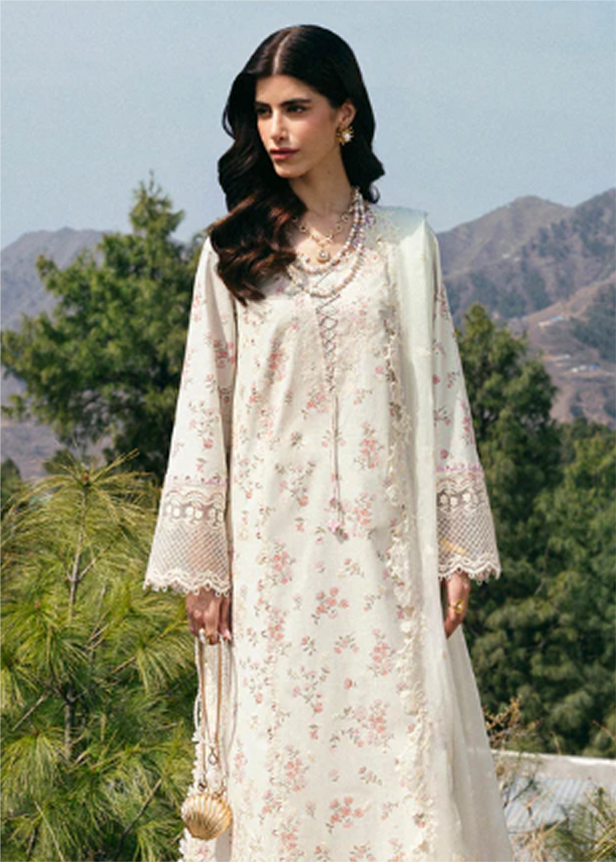 Qalamkar | Unstitched | DC-13 Miri