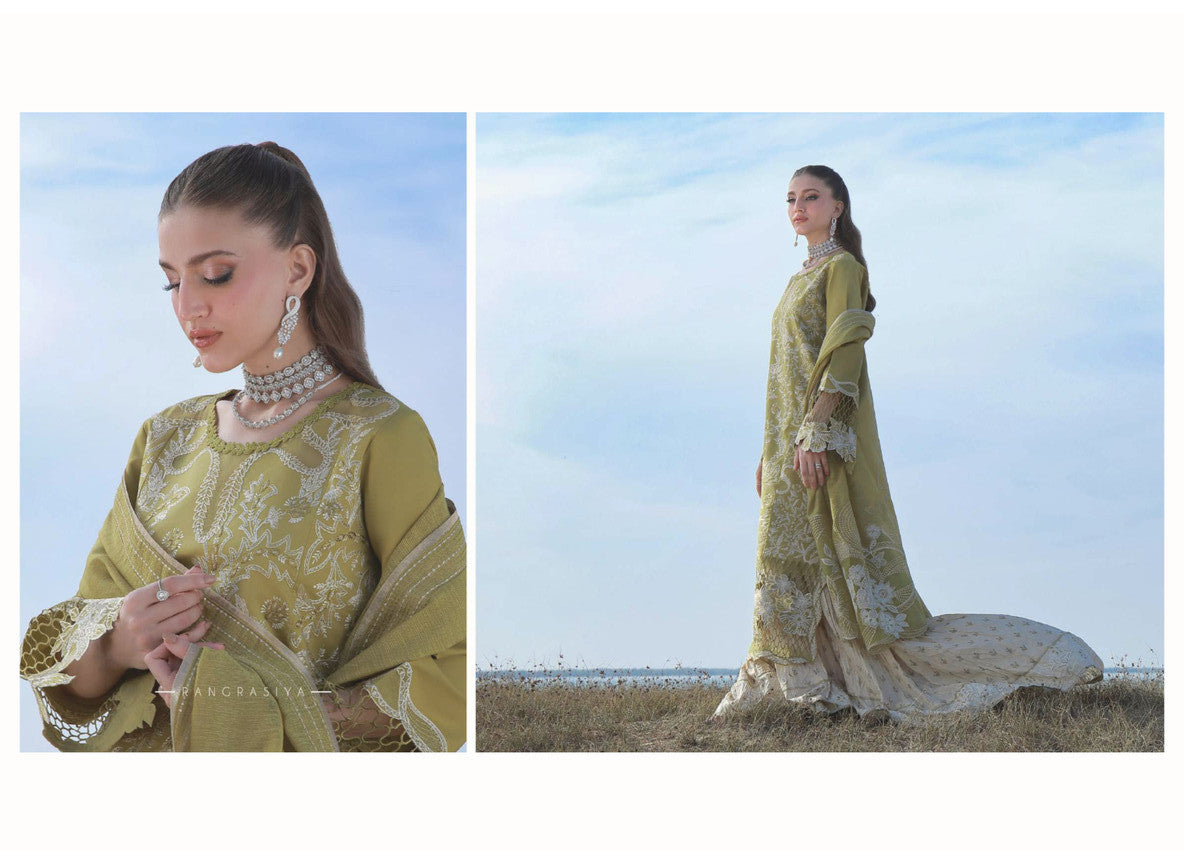 Rang Rasiya – Zariah | Premium Collection 2026 | Unstitched 3-Piece Suit