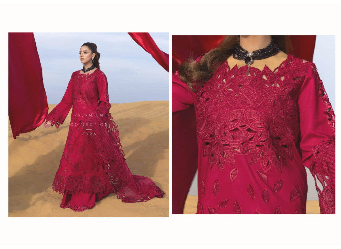 Rang Rasiya – Rameen | Premium Collection 2026 | Unstitched 3-Piece Suit